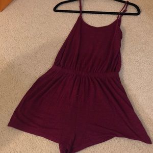 H&M Maroon Romper